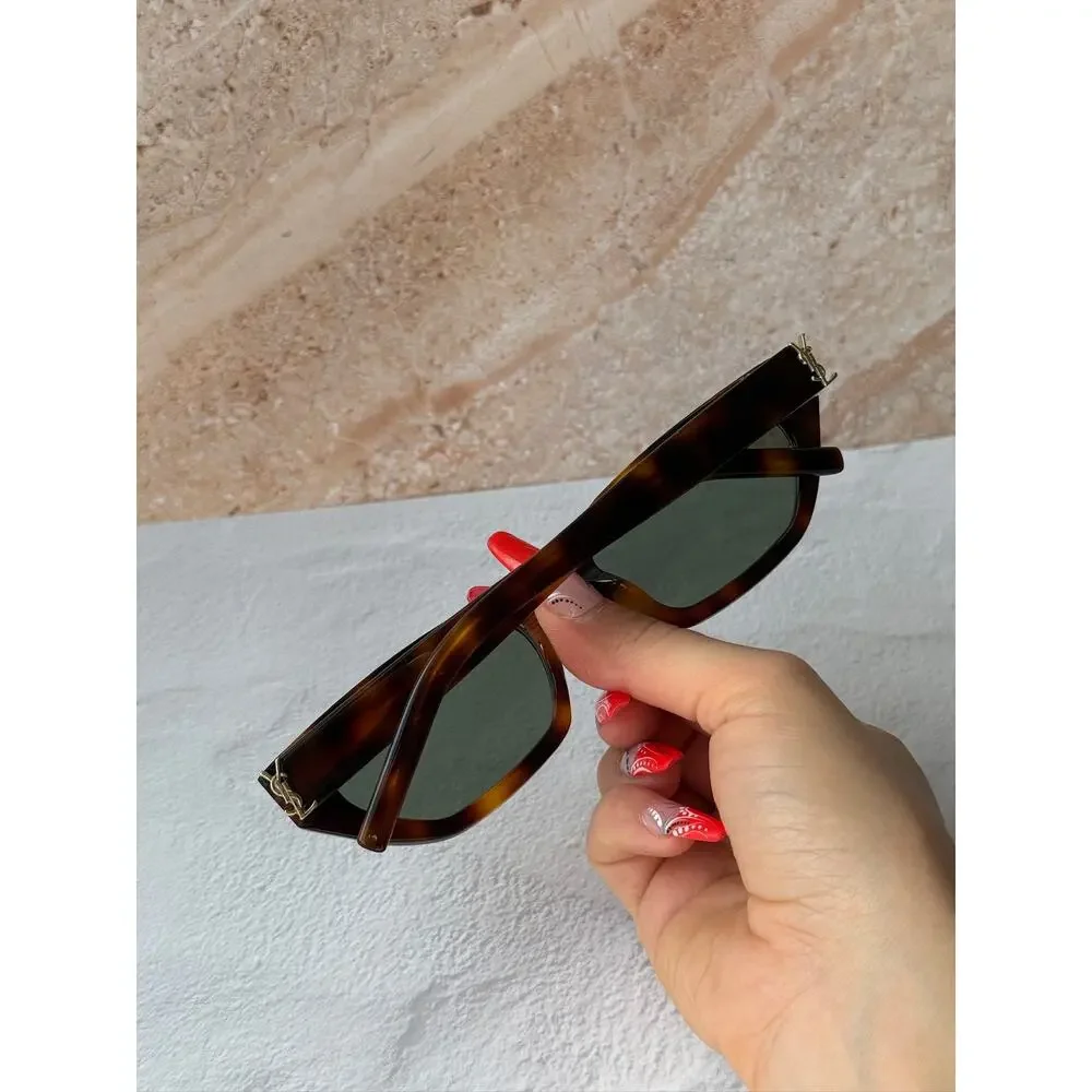 NEW Saint Laurent SL M126 Sunglasses in Havana Brown